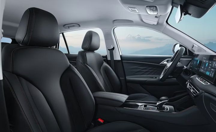 MG HS Hybrid+ 1A-Komfort mit 5-Schicht-Sitzen